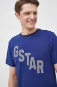 Бавовняна футболка G-Star Raw з принтом колір темно-синій (2059719) Бавовняна футболка G-Star Raw з принтом колір темно-синій (2059719)