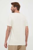 Бавовняна футболка BOSS BOSS CASUAL колір бежевий однотонна (3307976)