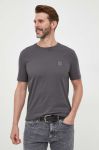 Бавовняна футболка BOSS BOSS CASUAL колір чорний однотонна (3307971)