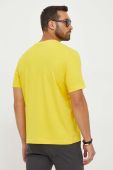 Футболка BOSS BOSS CASUAL чоловіча колір жовтий однотонна