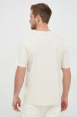 Футболка BOSS Boss Casual чоловіча колір бежевий однотонна Футболка BOSS Boss Casual чоловіча колір бежевий однотонна
