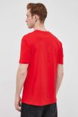 Бавовняна футболка HUGO колір червоний з принтом (2248242) Бавовняна футболка HUGO колір червоний з принтом (2248242)