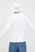 Бавовняна кофта HUGO з принтом колір білий (2566773)