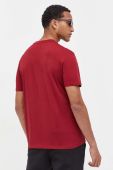 Бавовняна футболка HUGO колір бордовий з принтом (3508748) Бавовняна футболка HUGO колір бордовий з принтом (3508748)