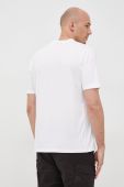 Бавовняна футболка HUGO колір білий з принтом (2255361) Бавовняна футболка HUGO колір білий з принтом (2255361)