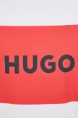 Бавовняна футболка HUGO колір білий з принтом (2255361) Бавовняна футболка HUGO колір білий з принтом (2255361)