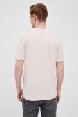 Бавовняна футболка HUGO колір рожевий з принтом (2255371) Бавовняна футболка HUGO колір рожевий з принтом (2255371)