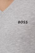 Футболка BOSS чоловічий колір сірий однотонний (2186067)