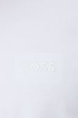 Піжамна футболка BOSS чоловічий колір білий з аплікацією