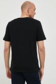 Піжамна футболка BOSS чоловічий колір чорний з аплікацією