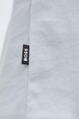 Бавовняна футболка BOSS колір сірий однотонний (3042268)