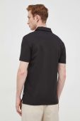 Бавовняне поло BOSS колір чорний однотонний (2243561) Бавовняне поло BOSS колір чорний однотонний (2243561)