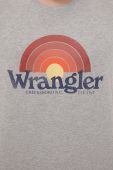 Футболка Wrangler чоловічий колір сірий меланж