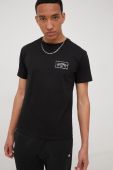 Бавовняна футболка Billabong колір чорний з принтом (2394903) Бавовняна футболка Billabong колір чорний з принтом (2394903)