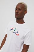 Бавовняна футболка Fila колір білий з принтом (2090625)
