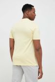 Бавовняна футболка Fila колір жовтий з принтом Бавовняна футболка Fila колір жовтий з принтом