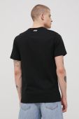 Бавовняна футболка Fila колір чорний з принтом (2090669) Бавовняна футболка Fila колір чорний з принтом (2090669)