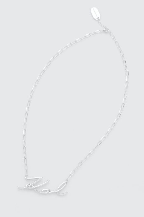 Срібне кольє Karl Lagerfeld колір срібний (3102670)