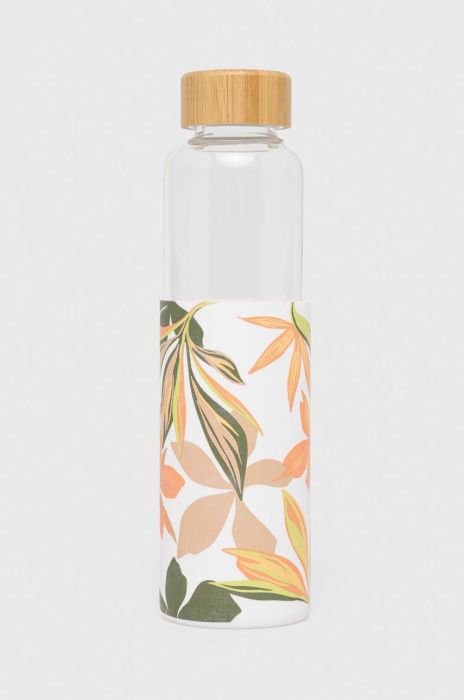 Скляна пляшка Roxy колір бежевий Скляна пляшка Roxy колір бежевий