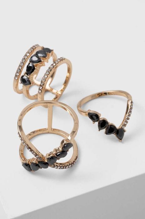 Перстень Aldo TETONIA 3-pack колір золотий Перстень Aldo TETONIA 3-pack колір золотий