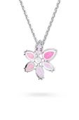 Ланцюжок Swarovski Gema колір рожевий (3189693)