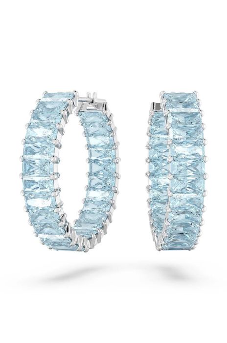 Сережки Swarovski Matrix колір блакитний (3189703)