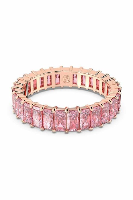Перстень Swarovski Matrix колір рожевий (2982239) Перстень Swarovski Matrix колір рожевий (2982239)