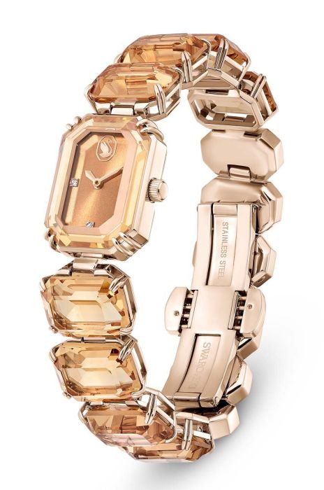 Годинник Swarovski MILLENIA жіночий колір коричневий Годинник Swarovski MILLENIA жіночий колір коричневий