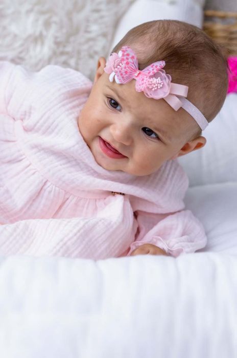 Дитяча гумка для волосся Jamiks колір рожевий (3146899) Дитяча гумка для волосся Jamiks колір рожевий (3146899)