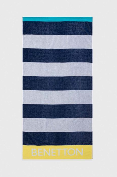 Дитячий бавовняний рушник United Colors of Benetton колір темно-синій (3274826) Дитячий бавовняний рушник United Colors of Benetton колір темно-синій (3274826)