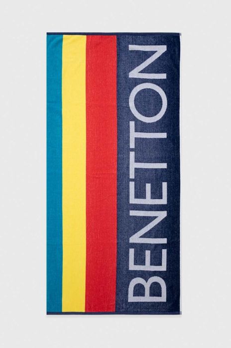 Дитячий бавовняний рушник United Colors of Benetton колір темно-синій (3274767) Дитячий бавовняний рушник United Colors of Benetton колір темно-синій (3274767)
