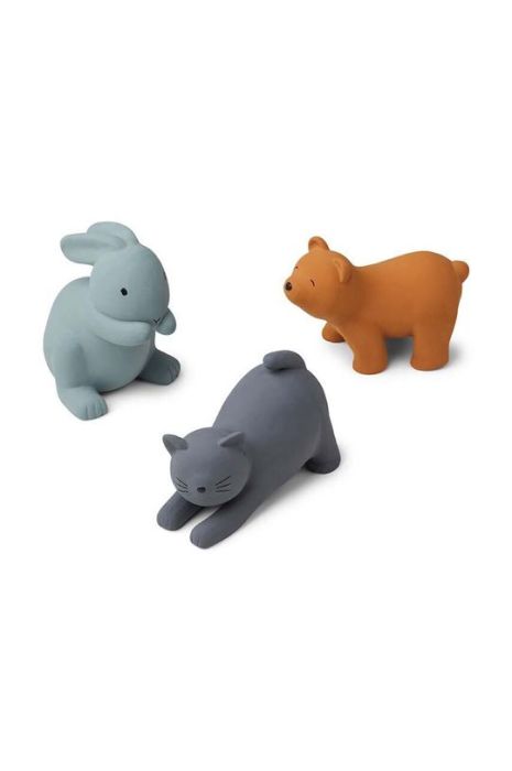 Іграшка для ванни Liewood 3-pack колір блакитний (3687038) Іграшка для ванни Liewood 3-pack колір блакитний (3687038)