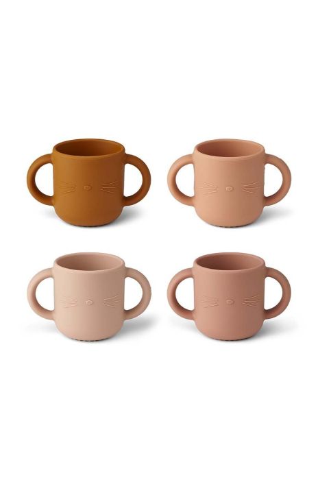 Дитячий кухлик Liewood 4-pack колір рожевий (3278611) Дитячий кухлик Liewood 4-pack колір рожевий (3278611)