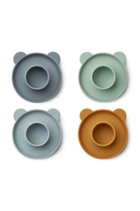 Підставка для яєць Liewood 4-pack колір блакитний (3327008) Підставка для яєць Liewood 4-pack колір блакитний (3327008)