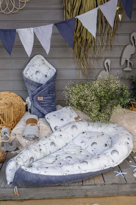 Подушка для немовлят Jamiks STARS колір блакитний Подушка для немовлят Jamiks STARS колір блакитний