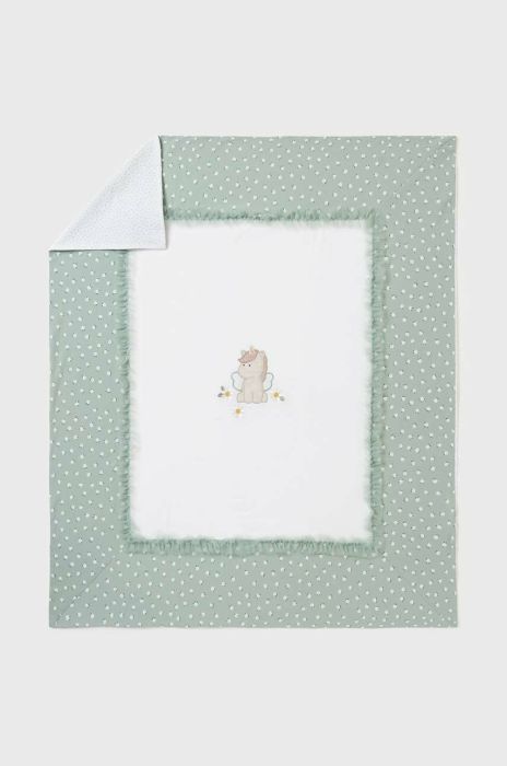 Ковдра для немовлят Mayoral Newborn колір бірюзовий (3057322) Ковдра для немовлят Mayoral Newborn колір бірюзовий (3057322)