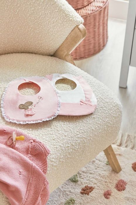 Дитячий слюнявчик Mayoral Newborn 2-pack колір рожевий (3165960) Дитячий слюнявчик Mayoral Newborn 2-pack колір рожевий (3165960)