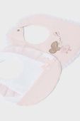 Дитячий слюнявчик Mayoral Newborn 2-pack колір рожевий (3165960) Дитячий слюнявчик Mayoral Newborn 2-pack колір рожевий (3165960)