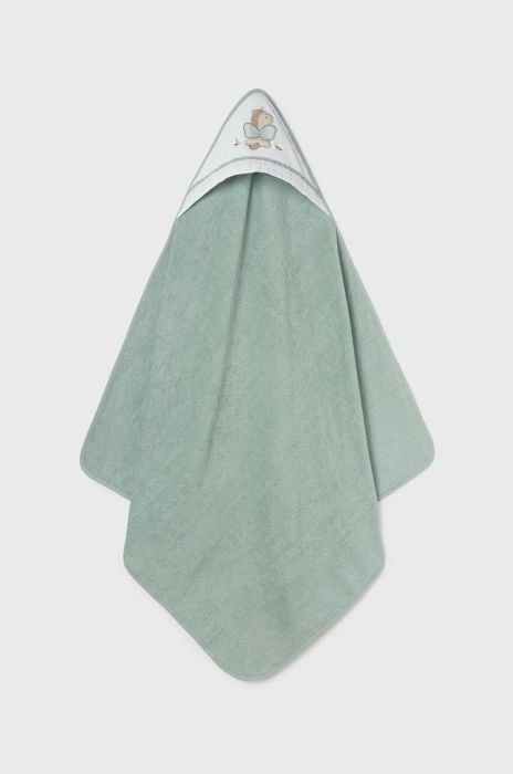 Дитячий бавовняний рушник Mayoral Newborn колір бірюзовий Дитячий бавовняний рушник Mayoral Newborn колір бірюзовий