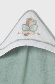 Дитячий бавовняний рушник Mayoral Newborn колір бірюзовий Дитячий бавовняний рушник Mayoral Newborn колір бірюзовий