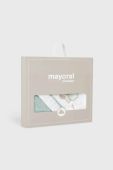 Дитячий бавовняний рушник Mayoral Newborn колір бірюзовий Дитячий бавовняний рушник Mayoral Newborn колір бірюзовий