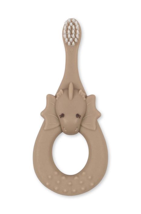 Дитяча зубна щітка Konges Sl?jd колір бежевий (2978799) Дитяча зубна щітка Konges Sl?jd колір бежевий (2978799)