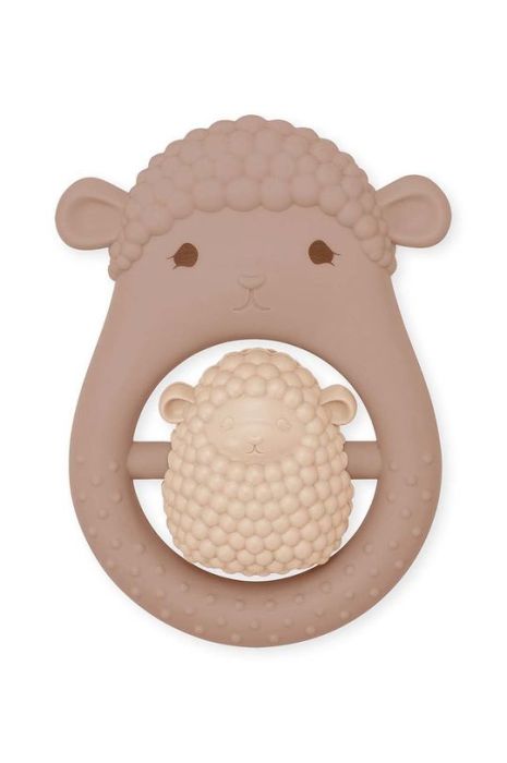 Прорізувач для немовлят Konges Sl?jd колір коричневий (2925456) Прорізувач для немовлят Konges Sl?jd колір коричневий (2925456)