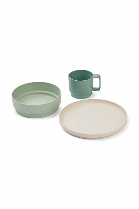 Обідній набір для дітей Liewood колір бірюзовий (2995094) Обідній набір для дітей Liewood колір бірюзовий (2995094)