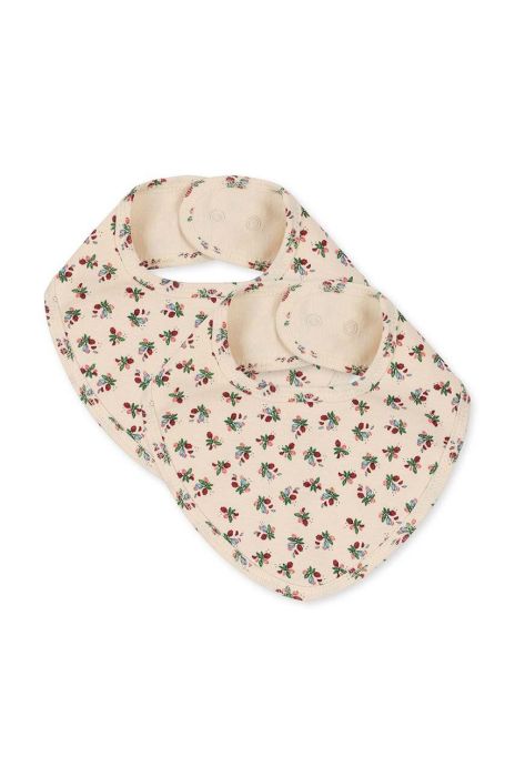 Дитячий слюнявчик Konges Sl?jd 2-pack колір білий (2995133) Дитячий слюнявчик Konges Sl?jd 2-pack колір білий (2995133)