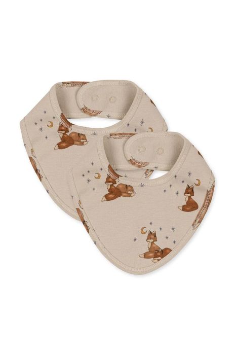 Дитячий слюнявчик Konges Sl?jd 2-pack колір блакитний (2995134) Дитячий слюнявчик Konges Sl?jd 2-pack колір блакитний (2995134)