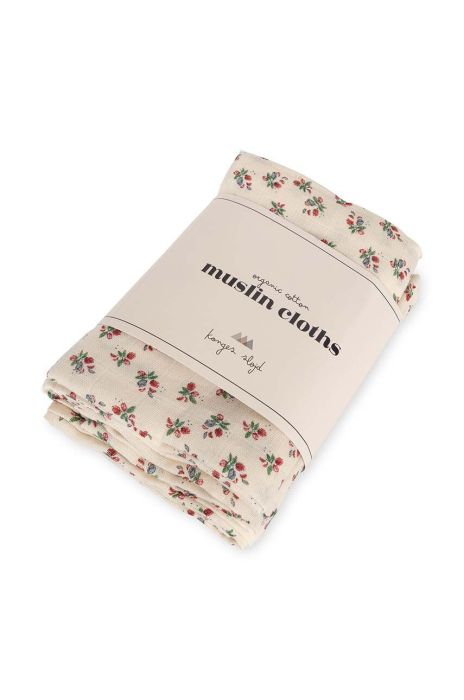 Серветка для немовлят Konges Sl?jd 3-pack колір білий (2995156) Серветка для немовлят Konges Sl?jd 3-pack колір білий (2995156)