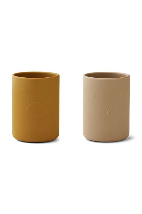 Дитячий кухлик Liewood 2-pack колір коричневий (3276912) Дитячий кухлик Liewood 2-pack колір коричневий (3276912)