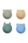 Дитяча миска Liewood 4-pack колір бірюзовий (3278635)