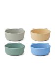 Дитяча миска Liewood 4-pack колір бірюзовий (3278635)